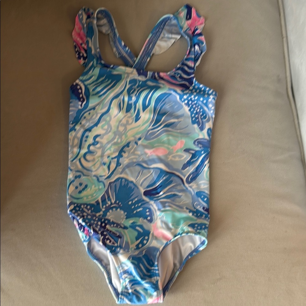 Lilly Pulitzer girls one piece swimsuit